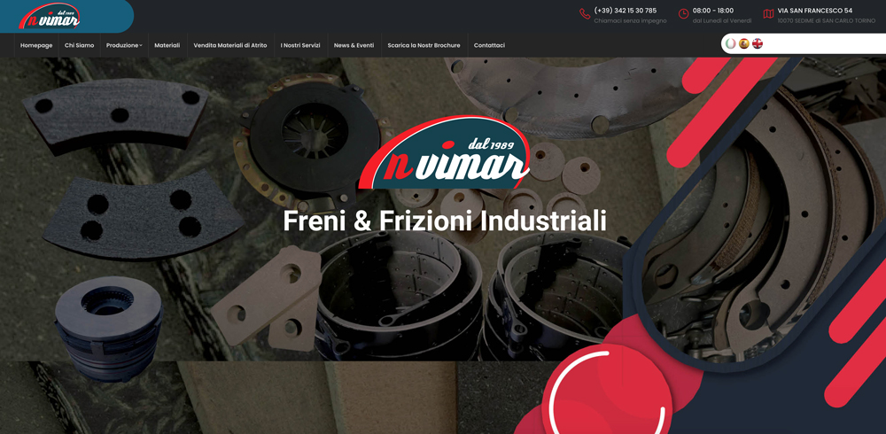 Vimar S.a.s. :  Freni & Frizioni Industriali